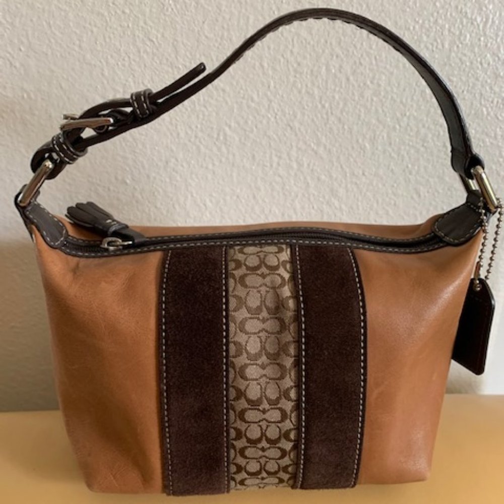 Coach purse-Perfect for night out-Vintage-Coach pattern-Great cond preowned-Rare